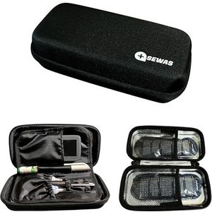 SEWAS Diabetic Care, tas hardcase bloedsuikermeter & diabetes accessoires, reistas, diabetische tas voor insuline, pencase, riemtas incl. 2 koelpads