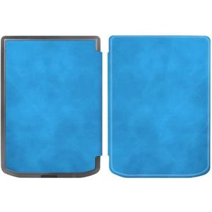 Case compatibel met Pocketbook Verse ‎PB629 6 inch e-reader case slanke cover automatische wake-sleep(Sky Blue)
