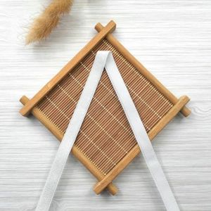 3/8"" 10mm Glanzend Nylon BH-band Elastische Spandex Band Schouderband Ondergoed Lingerie Jurk Naaiwerk Afwerking 2 5 10 Yard-Wit-10mm-5 Yards