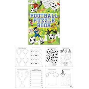 Uitdeelcadeautjes - Puzzelboeken - Model: Voetbal (48 stuks)