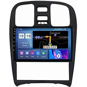 Autoradio 2 Din Radio voor H-yundai Sonata Fe 2004-2012 GPS Navigatie 9"" Touchscreen Android 14 MP5 Multimedia Player Video Ontvanger met 4G/5G WiFi DSP Carplay,M600s