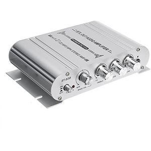 Audioversterker, Mini Digital Buthtooth Auto Power versterker Klasse D subwoofer 2. 1CH 40W 2x20W hi-fi MP4 Stereo booster DVD Thuis BAS Geluids speler(Amplifier)