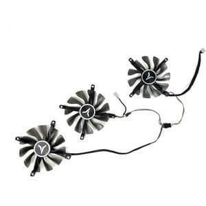 Koelventilator 85mm 4pin 6pin GAA8S2U vervanging RTX3060 RX6600XT GPU-ventilator voor YESTON voor GeForce RTX 3060 Ti RX6700XT 590 5600(6pin)