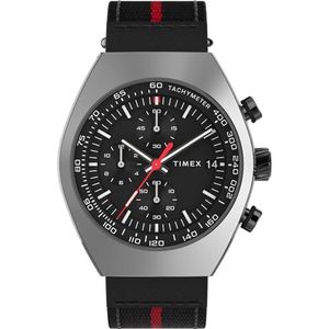 Timex Mannen Analoog Quartz Horloge Met Plastic Band TW2W50200VQ, Zwart