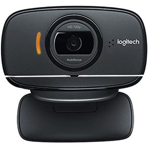 Logitech C525 Webcam, HD 720p, 69° gezichtsveld, autofocus, 360° zwenkruimte, USB, inklapbaar, universeel, voor Skype, FaceTime, Hangouts