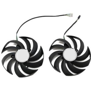 95MM 4PIN PLD10010S12HH RTX3060 Ti GPU-ventilator voor MSI voor Radeon RX 6700 XT Gaming X voor GeForce RTX 3060 Graphics Videokaartkoeling(2-Fan)