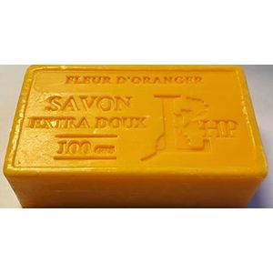 Lavanderaie de Haute Provence Zeep Savon de Marseille Provence Zuid-Frankrijk, 100 g, veganistisch, 20 soorten (oranjebloesem)
