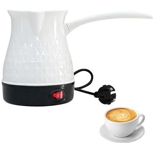 Byzesty Turks Koffiezetapparaat, Espressokoffiezetapparaat, Turks Koffiezetapparaat, Mokka Koffiezetapparaat, Elektrisch Koffiezetapparaat Voor Thuis, Kantoor, Reizen, Espresso, Mokka, Thee