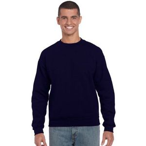 Gildan 50/50 Adult Crewneck Sweat Sweatshirt heren, Blauw (Navy Navy), 3XL