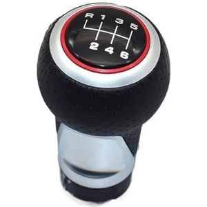 Auto Gear Shifter Stick Voor Audi Voor A4 B6 B7 B8 S4 8K Voor A5 8T 8R S Line Ibiza 6J Seat Leon Mk1 Voor Passat Voor Golf 12mm 5/6 Speed ​​Pookknop Hefboom Stok Versnellingspookknop (Size : -03-RED