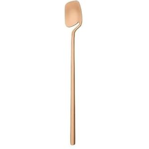 Bestekset van roestvrij staal, vorken, messen, eetlepels en theelepelbestek (Color : [Rose Gold]Ice Spoon)