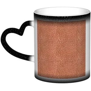 Gehamerd Koper Kijk, Keramiek Mok Warmtegevoelige Kleur Veranderende Mok in de Hemel Koffie Mokken Keramische Cup 330ml