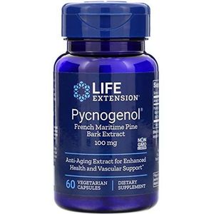 Life Extension Pycnogenol French Maritime Pine Bark Extract, 100mg - 60 Veg Capsules