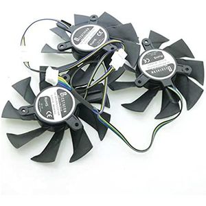 LMNCBVYA 12V 85mm 4Pin GPU Cooling Fan for GTX1070, RTX2070, RTX2080, RTX2080Ti Graphics Cards - Replacement Fan