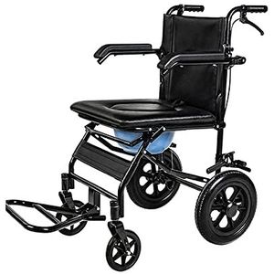 Rolstoelen Opvouwbare rolstoel Opvouwbare riem Zittend Half liggend, Zelfrijdende mobiliteitshulpmiddelen, Comfort reisstoel, Geschikt voor ouderen en gehandicapten