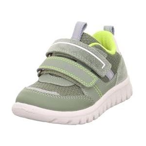 Superfit Sport7 Mini sneakers voor jongens, lichtgroen geel 7520, 28 EU