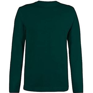 Logostar Basic shirt met lange mouwen voor heren, katoen, met ronde hals, lange mouwen, grote maten, 3XL, 4XL, 6XL, 8XL, 10XL, 12XL, 15XL, forest green, 8XL Grote maten