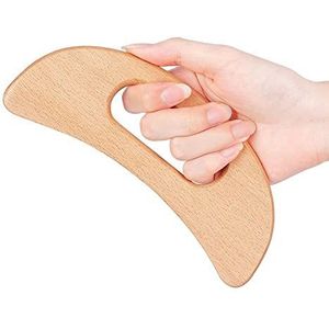 Bipily Gua Sha Massage Tool, Grip Schraapplank, Houttherapie Massage Tools voor Anti Cellulitis Guasha