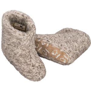 Pantoffels van 100% schapenwol, made in Germany, uniseks, grijs, 38/39 EU