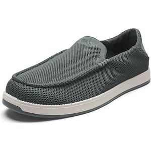 OLUKAI Kakaha Mesh Instapschoenen voor heren, lichte en veelzijdige dagelijkse schoen, de hele dag door te dragen en comfortabele pasvorm, Rots/Rock, 42 EU