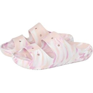 Crocs Unisex Classic Gemarmerde Sandaal V2, Kwarts Multi, 43/44 EU