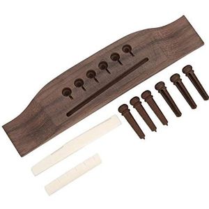 Gitaarbrug Muziekinstrumentaccessoires Eenvoudig te installeren en te verwijderen, voor gitarist Guitar(Rosewood Bull Strand, blue)