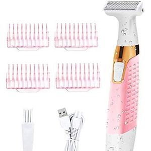 Lichaamshaartrimmer Draagbare arm oksel Bikinilijn Beenrughaar Scheerapparaat Persoonlijk ontharingsapparaat for dames Dames