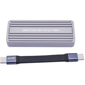 SELVFZ Aluminium Externe Solid Disk Behuizing Twee Protocollen USB C 3.2 Gen2x2 20Gbps 4TB Grote Opslag Voor Snelle Bestandstoegang Aluminium Externe Behuizing