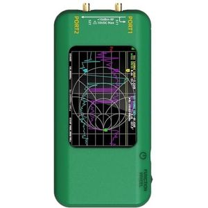 Antenne-analysator, Draagbare vectornetwerkanalysator 3,98-inch touchscreen 10 kHz-1,5 GHz MF HF VHF UHF SHF-antenne, voor netwerkkabeldiagnostiek