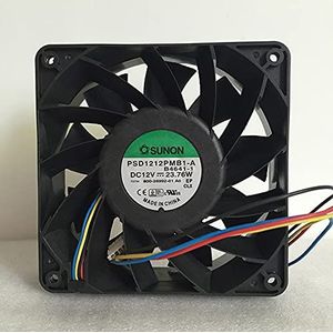Original PSD1212PMB1-A 12038 12V 23.76W 4-wire Axial Cooling Fan for Computer Case