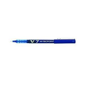 Pilot V7 Hi Tecpoint rollerball pen met vloeibare inkt Eenpersoonsbed blauw