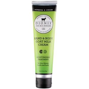 Dionis - Goat Milk Skincare Verbena & Cream Scented Hand & Body Cream (3,3 oz) - Made in the USA - Cruelty-free en parabenvrij