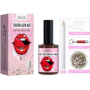 Set Met Glinsterende Tandenstenen - Instant Glamour For Je Glimlach(1PCS)