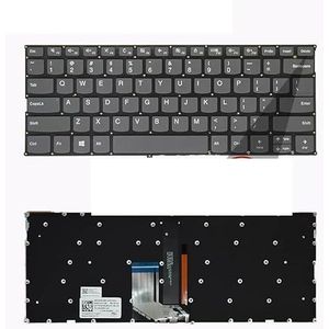 Laptoptoetsenbord voor YOGA 720-12 720-12IKB 720-13IKB 720-13(Grey With backlit D)
