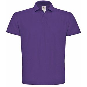 B&C Collection ID.001 poloshirt heren getailleerd T-shirt met korte mouw Sport - Purper (4XL)