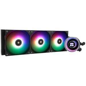 TR-Thermalright Frozen Notte 360 Black ARGB V2 vloeistof-CPU-koeler, oneindig spiegel-lichteffect, 360 mm Aio-koeling, 3-PWM-ventilatoren-2000RPM, voor AMD AM4/AM5, Intel LGA1851/1700/115x/1200/2011