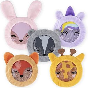 Navaris gel packs 5 stuks - Herbruikbare cold packs voor verkoeling - Koelcompres voor kinderen met speels ontwerp - EHBO ice packs