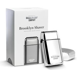 Brooklyn Soap Company Brooklyn Shaver Elektrisch scheerapparaat voor mannen, baardtrimmer voor een vlekkeloze droge scheerbeurt, elektrisch scheerapparaat met led-display en USB-C-oplader