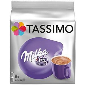 Tassimo T-Disc Milka drinkchocolade, 5 verpakkingen = 40 porties