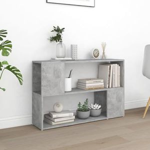 XGWKCNV Meubels select-Boekenkast Beton Grijs 100x24x63 cm Engineered Wood