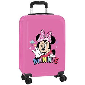 Safta Minnie Mouse Lucky, trolley, 50,8 cm (20 inch), met wielen en veiligheidsslot van Minnie Mouse Lucky, 345 x 200 x 550 mm, Meerkleurig, Standaard, casual