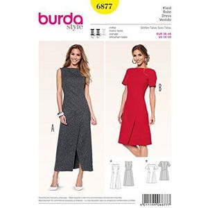 Burda 6877 - Knippatroon - Jurk - Wikkellook - Dames