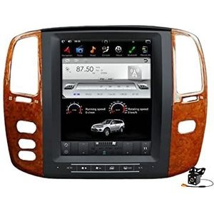 Android 15 autoradio voor L-EN CRUISER 100 2002-2007 GPS-navigatie 12,1-inch touchscreen met WiFi 4G DSP Carplay,8core 4+64gb