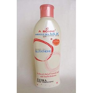 A BONNE UV Skin Whitening Bleken Lightening Lotion Melkcrème Extra Kojic, Arbutine, Nano Witte Glutathion 200 ml.