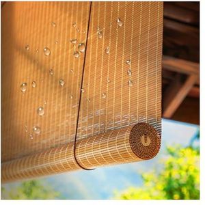 Op maat gemaakte bamboe oprolgordijnen, ademende verduisteringsgordijnen, niet-transparant, aangepaste vouwgordijnen, vouwgordijnen, houten oprolgordijnen van bamboe, for ramen/deuren (Size : W105xH1