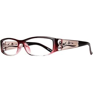 Kaylee Stijlvolle leesbril voor dames (Bordeaux, 4.00)
