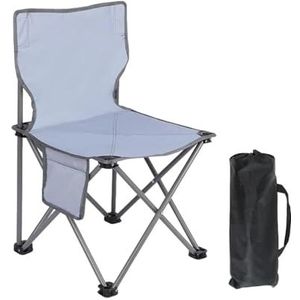DPNABQOOQ Draagbare campingstoel visstoel antislip voor zware mensen klapstoel (maat: 39 x 39 x 65 cm)