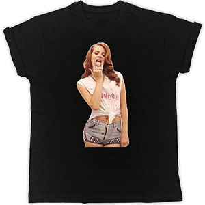 Lana Del Rey T Shirt Mens Short Sleeve Cotton T-Shirt Fashion T Shirt Tops Clothing Black M