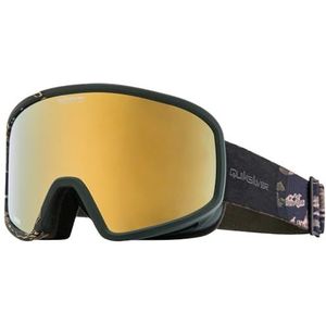 Quiksilver Browdy Color Luxe - Snowboard/Skibril voor Mannen - Snowboard-/Skibril - Mannen - One size - Geel.