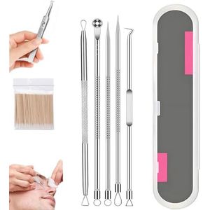 Acssart Tweezers,Acssart Blackhead Tools,Acssart Blackhead Remover Tools,Acssart Stainless Steel Blackhead Remover Tool Kit,Professional Stainless Steel Facial Blackhead Remover Tweezers (SetA)